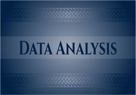 Data Analysis card or poster