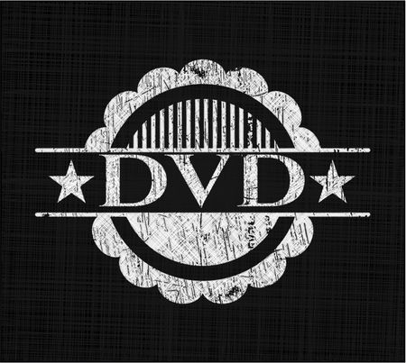 DVD with chalkboard texture