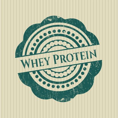 Whey Protein grunge seal