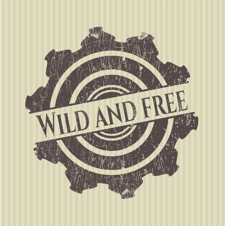 Wild and free rubber texture