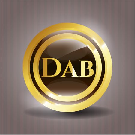 Dab golden emblem