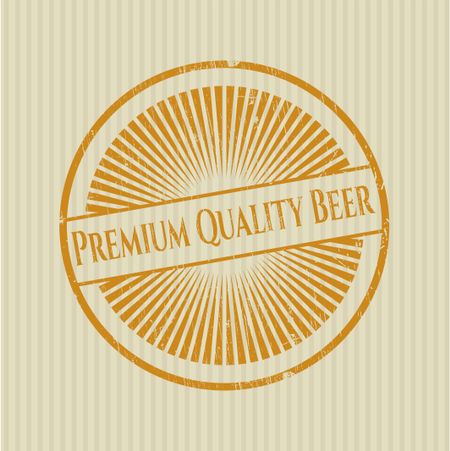 Premium Quality Beer grunge stamp