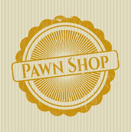 Pawn Shop rubber grunge stamp