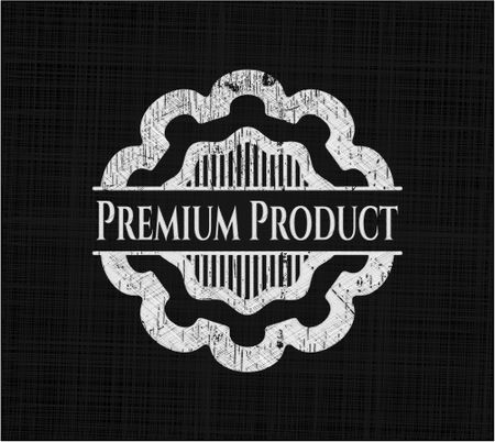 Premium Product with chalkboard texture