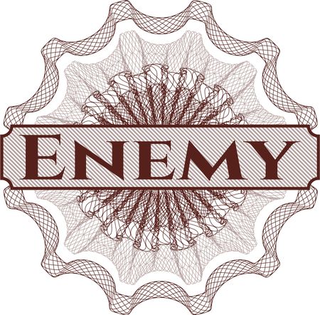 Enemy rosette or money style emblem