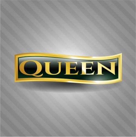 Queen gold emblem