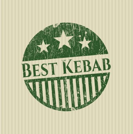Best Kebab rubber grunge texture seal