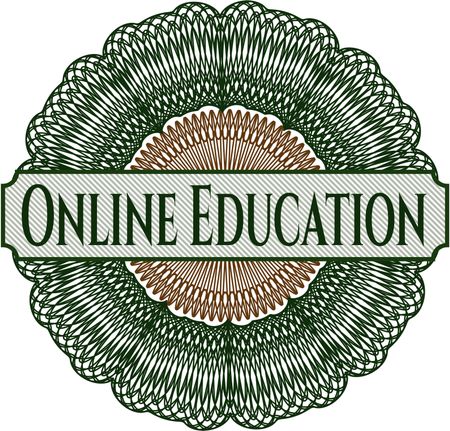 Online Education linear rosette