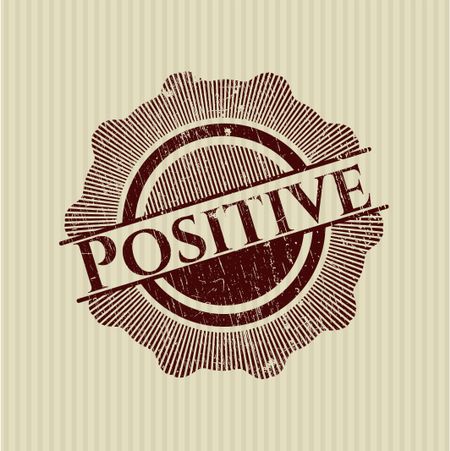 Positive rubber stamp