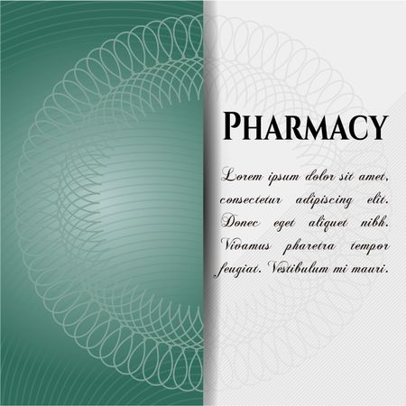 Pharmacy colorful banner