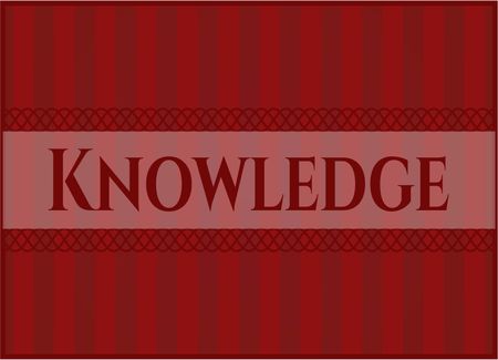 Knowledge colorful banner