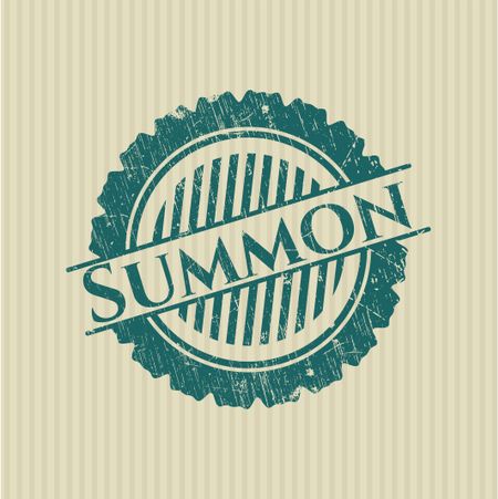 Summon grunge stamp