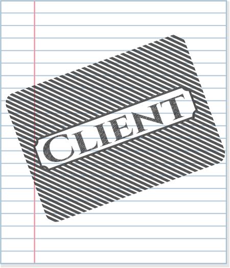Client pencil emblem