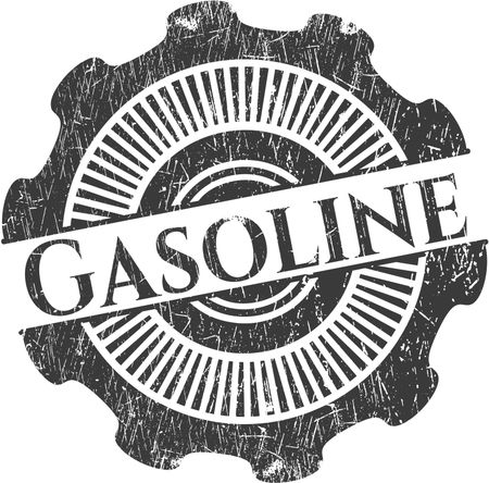 Gasoline rubber grunge stamp