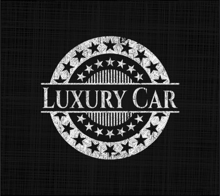 Luxury Car chalk emblem