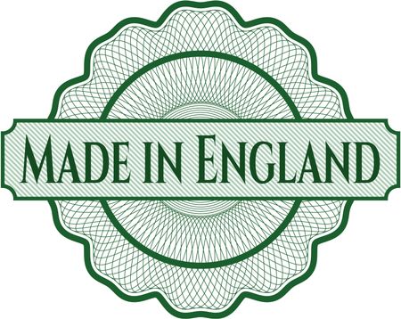 Made in England abstract rosette