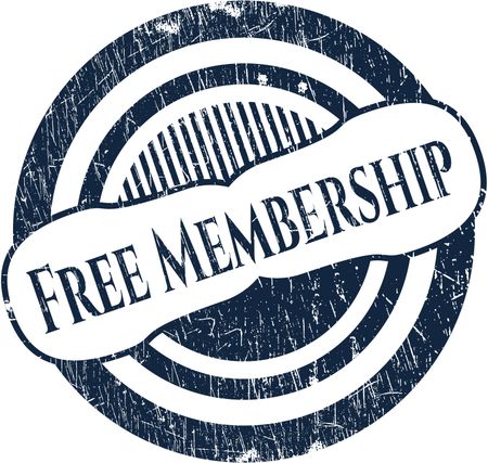Free Membership rubber stamp