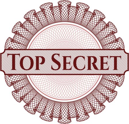 Top Secret rosette or money style emblem