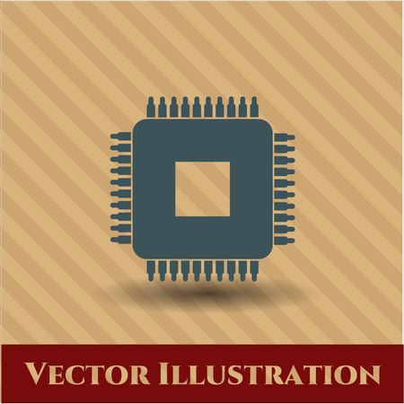Microchip, microprocessor high quality icon