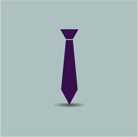 Necktie vector symbol