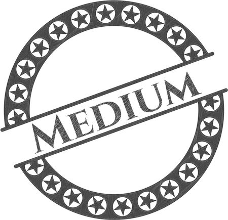 Medium pencil emblem