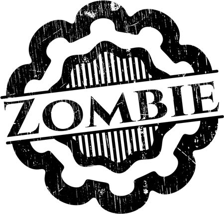Zombie grunge stamp