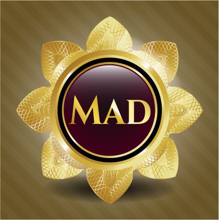 Mad golden badge