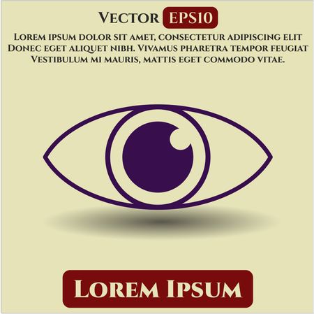 Eye icon vector illustration