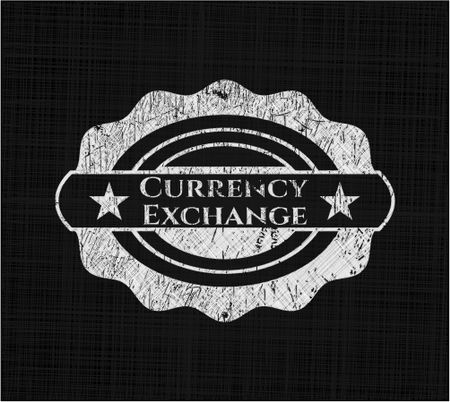 Currency Exchange chalkboard emblem