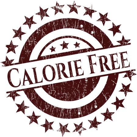 Calorie Free rubber grunge texture stamp