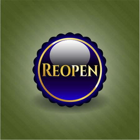 Reopen golden badge or emblem