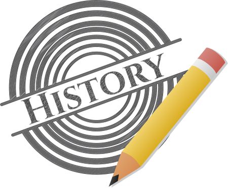 History pencil draw