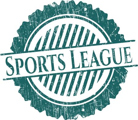 Sports League rubber grunge texture seal