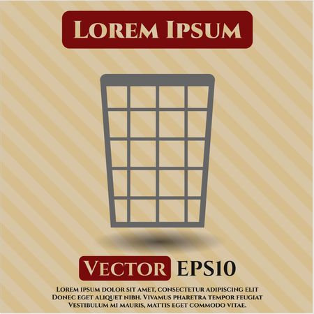 Wastepaper Basket high quality icon