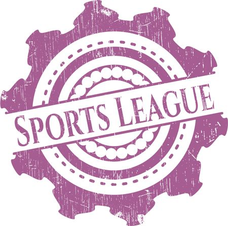 Sports League with rubber seal texture