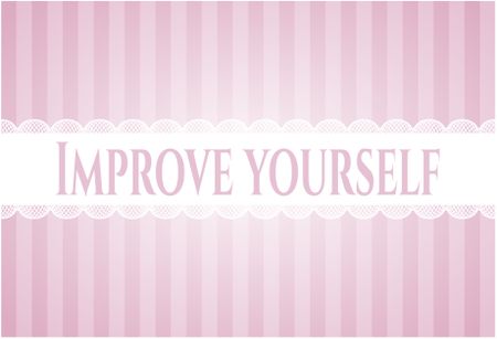 Improve yourself poster