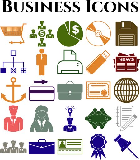 25 icon set. business Icons. Set of web Icons.