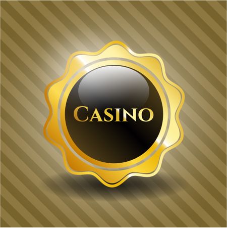 Casino gold badge