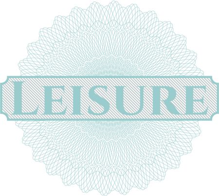Leisure abstract rosette