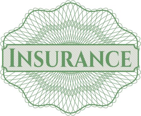 Insurance money style rosette