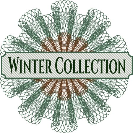 Winter Collection abstract rosette