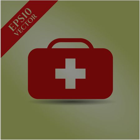 Medical briefcase symbol