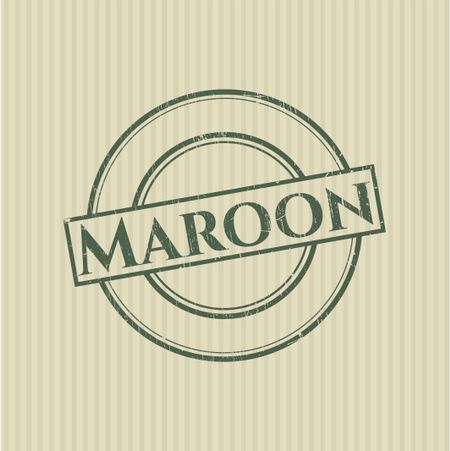 Maroon rubber seal with grunge texture