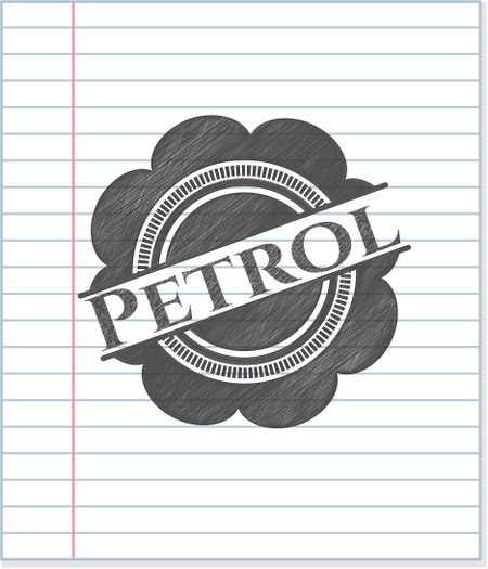 Petrol pencil emblem