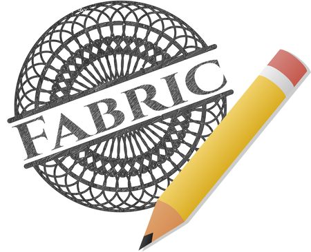 Fabric pencil emblem