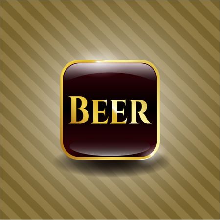 Beer golden badge