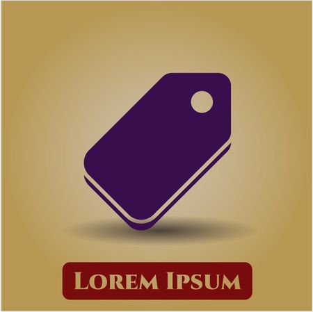 Tag icon vector illustration