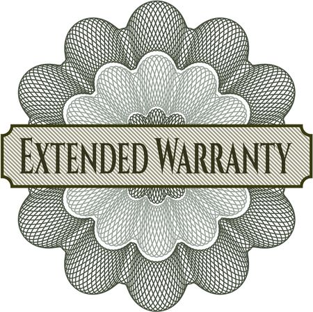 Extended Warranty rosette (money style emplem)