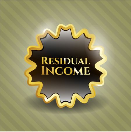 Residual Income gold shiny emblem