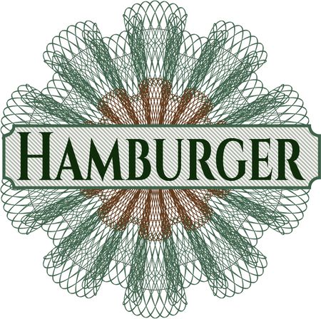 Hamburger money style rosette